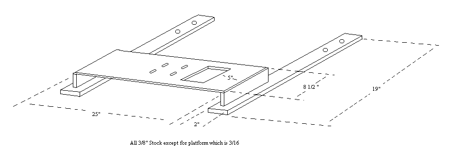 diagram of plate to hold grinder