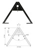 Oliver 77 Quick Hitch A-Frame Implement Adapter